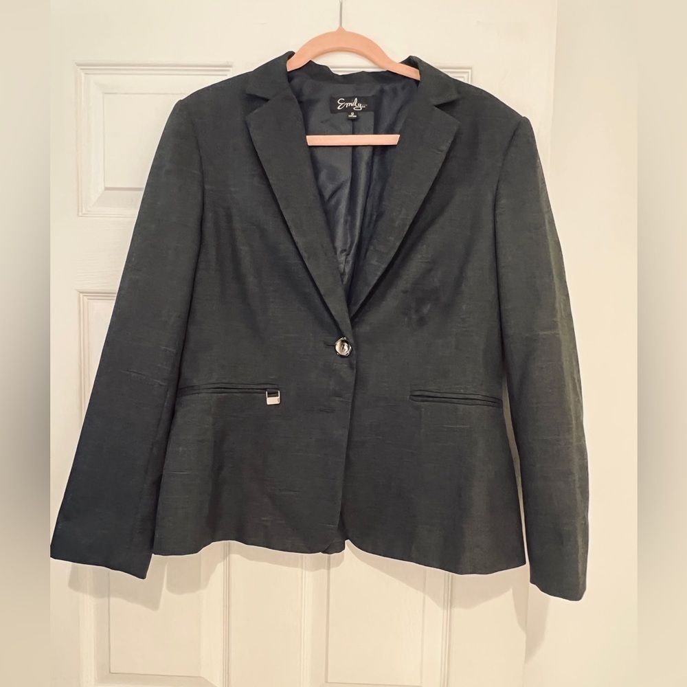 Blue Emily Blazer Size 12